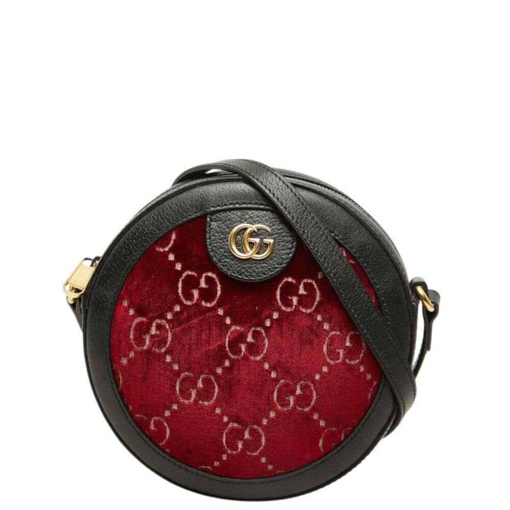 Gucci GG Velvet Crossbody Bag